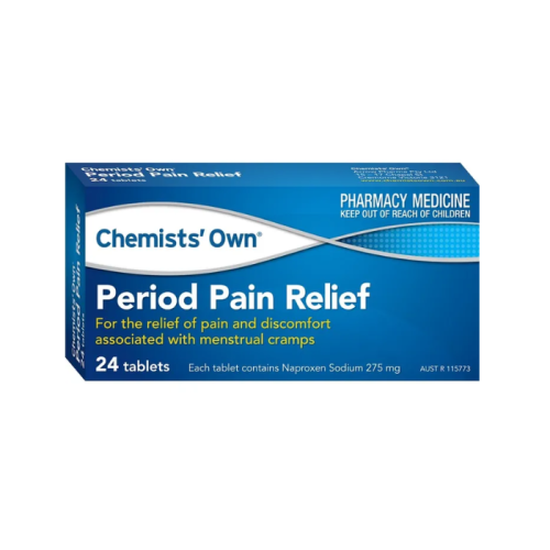 Chemists Own Period Pain Relief tablets 24 pack